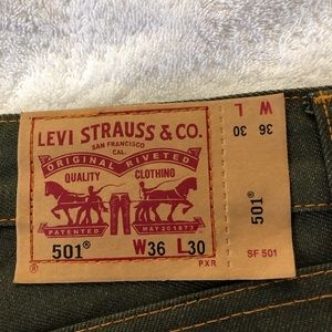 Levi Original 501 Jeans